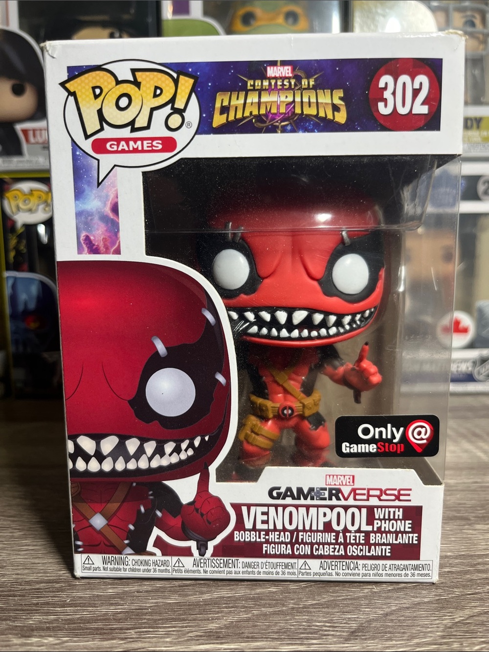 Funko Pop! Games Venompool Red and Black Vinyl Figure (302)